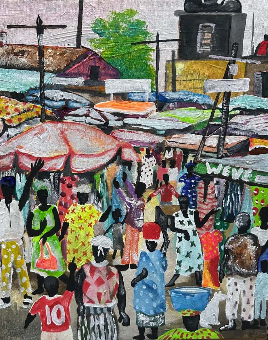 Le marché de Thiaroye