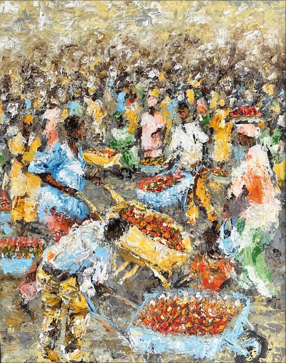 Vendeurs d'oranges