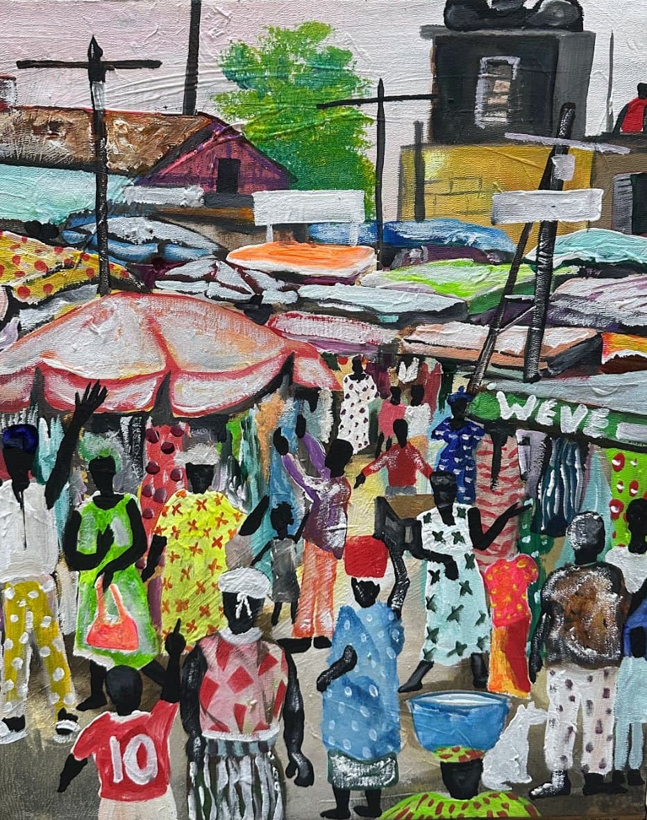 Le marché de Thiaroye